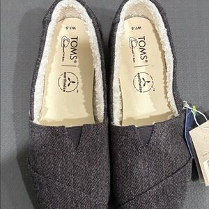 TOMS Men's Charcoal Slip-On Loafers